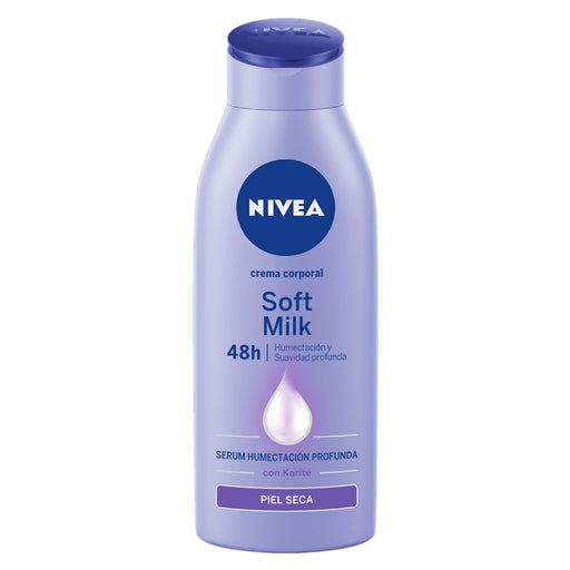 Nivea Crema Corporal Soft Milk, Piel Seca, 400 ml