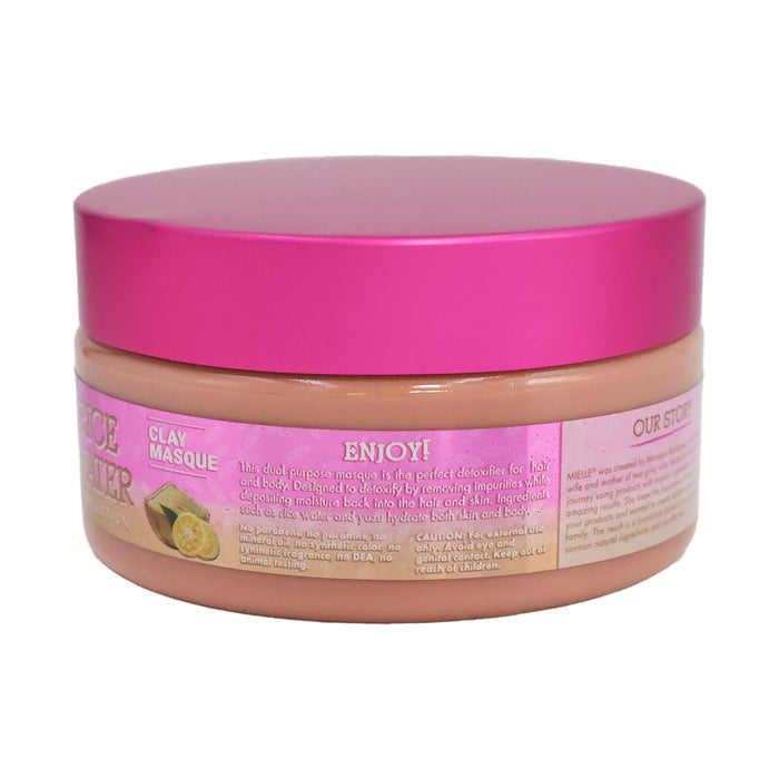 Mielle Rice Water Aloe Vera Hair Clay Masque, 8 Oz