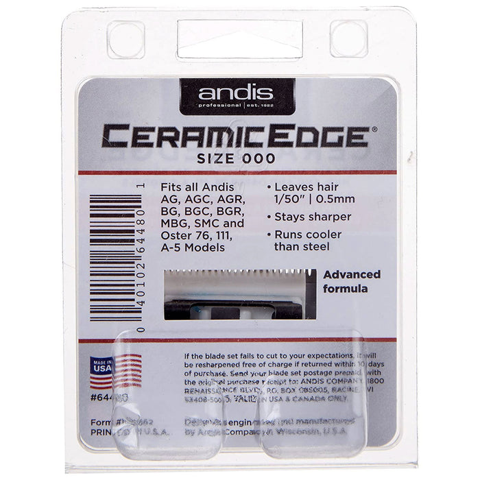Andis Ceramic Edge Blade Size 000 64480