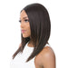 100 Percent Human Hair 6" Deep Lace Part Wig,Black
