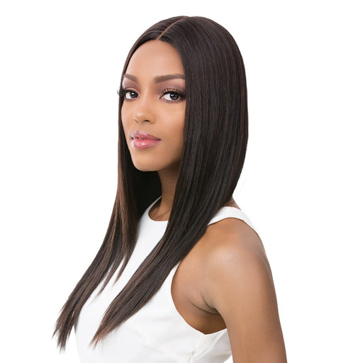 100 Percent Human Hair Lace Part Wig,Black
