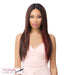 Yaki Straight Ready-To-Go Elegant Style With Heat Resistant Synthetic Wig,Two Tone Mix Off Black/Burgundy/Red