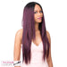 Yaki Straight Ready-To-Go Elegant Style With Heat Resistant Synthetic Wig,Two Tone Mix Misty Black Burgundy