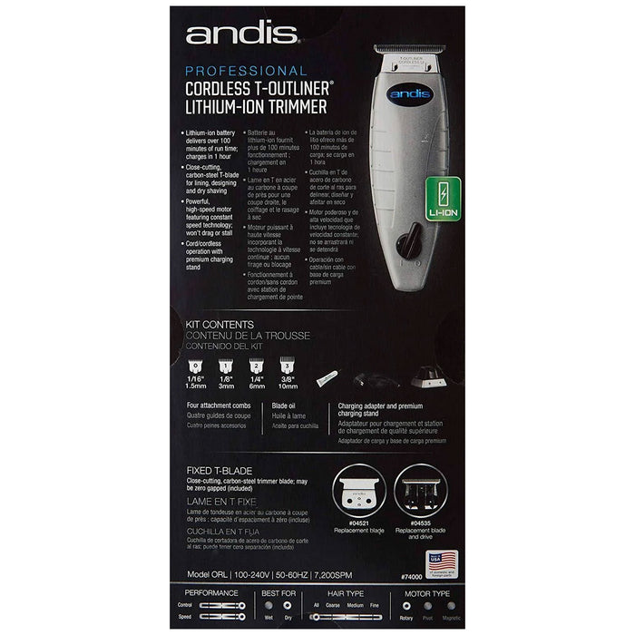 Andis Professional T-Outliner Lithum Ion Trimmer