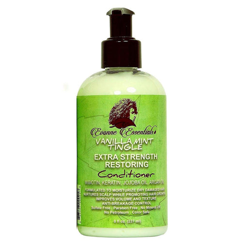 Evonne Essentials Vanilla Mint Tingle Extra Strength Restoring Conditioner 8 Oz.