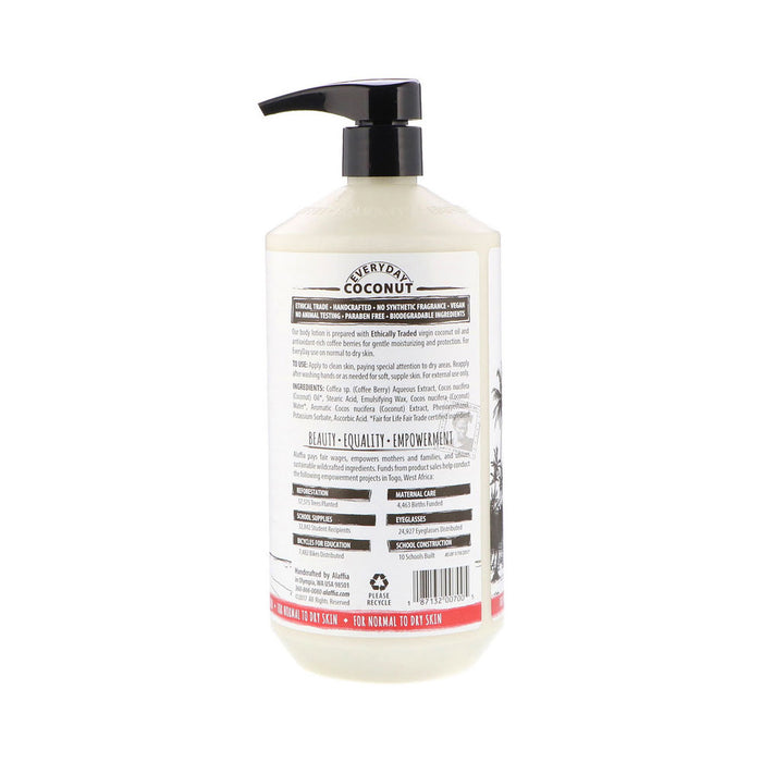 Alaffia Body Lotion Purely Coconut 32 Oz.