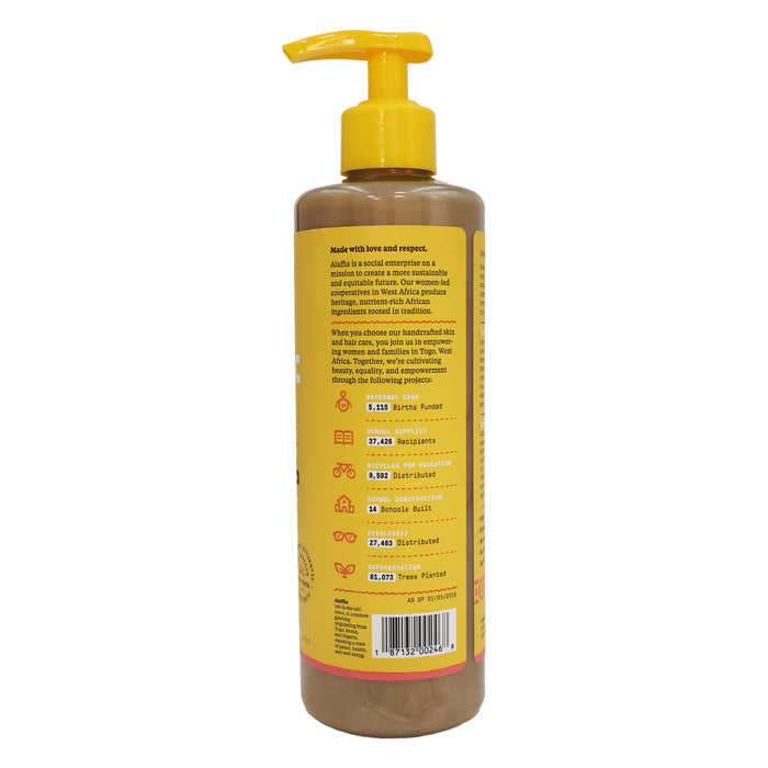Alaffia Black Soap All In One Rosewater Peony, 16 Oz.