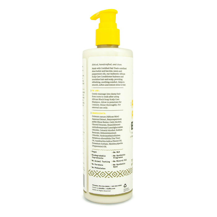 Alaffia Authentic African Tea Tree and Mint Conditioner, 12 Oz.