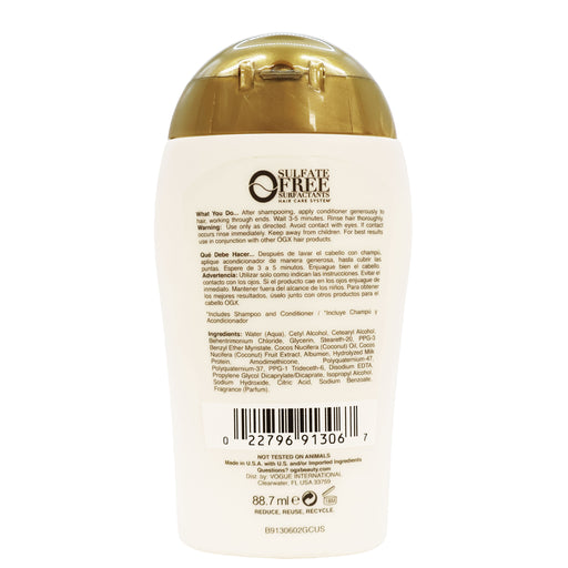 Ogx Coconut Milk Conditioner 3 Oz.