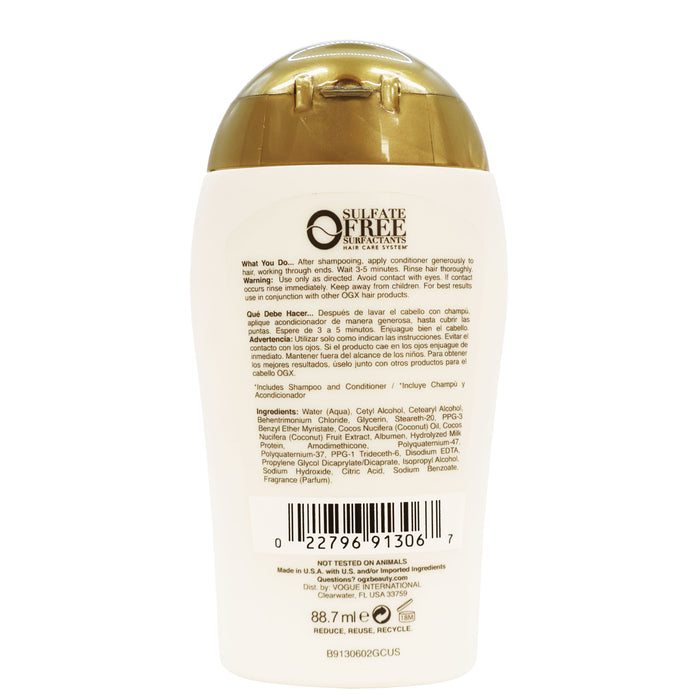 Ogx Coconut Milk Conditioner 3 Oz.
