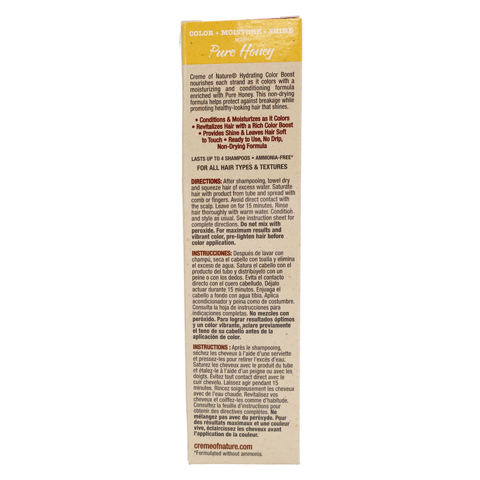 Creme Of Nature Pure Honey Semi-Permanent Hair Color, Fire Red, 3 Oz.