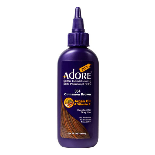 Adore Plus Semi Permanent Hair Color,Cinnamon Brown,354