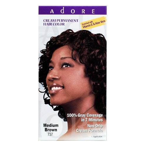 Adore Cream Permanent Hair Color,737,Medium Brown