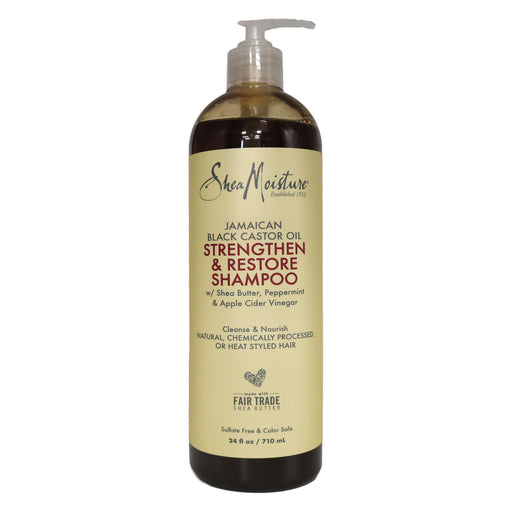 Shea Moisture Jamaican Black Castor Oil Strengthen Restore Shampoo, 24 Oz.