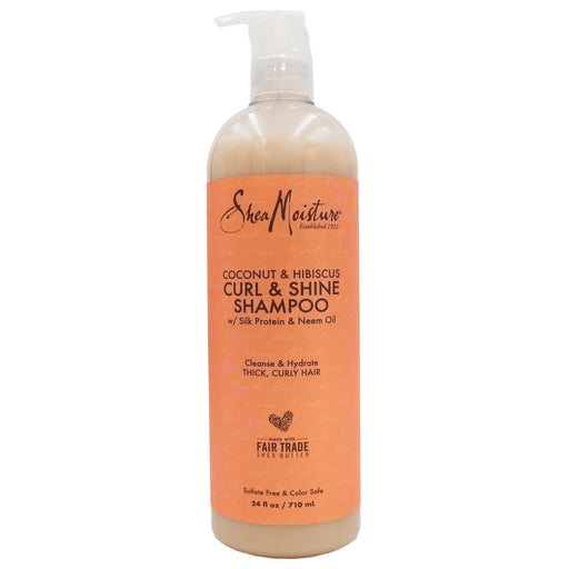 SheaMoisture Coconut Hibiscus Curl Shine Shampoo, 24 Oz