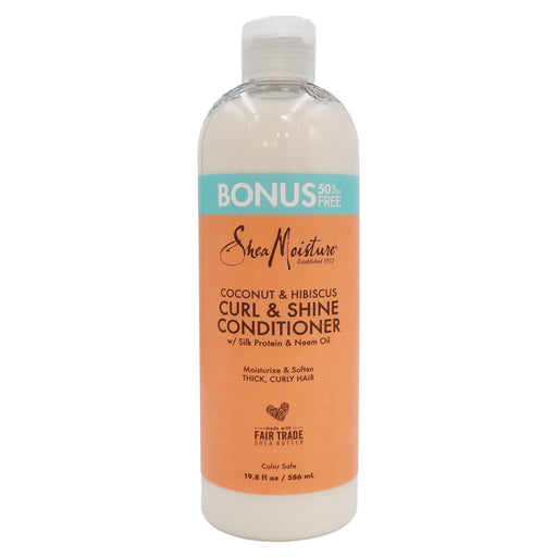 Shea Moisture Coconut Hibiscus Curl Shine Conditioner, 19.5 Oz.