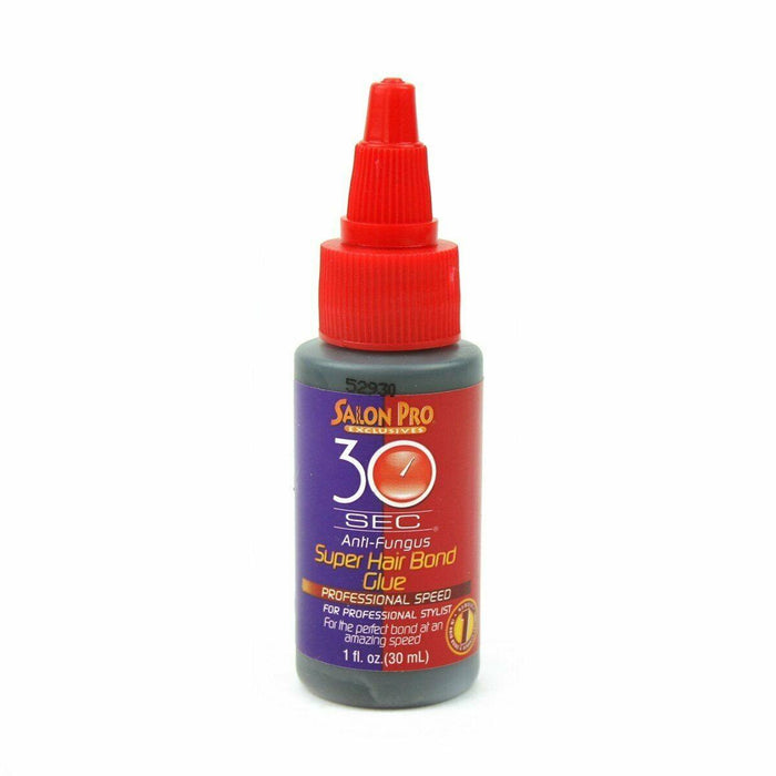Salon Pro 30 Second Anti Fungus Super Hair Bond Glue Professional Speed 1 Oz.