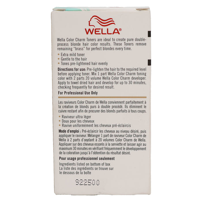 Wella Color Charm Permanent Liquid Hair Toner T15 Pale Beige Blonde 1.4 Oz.