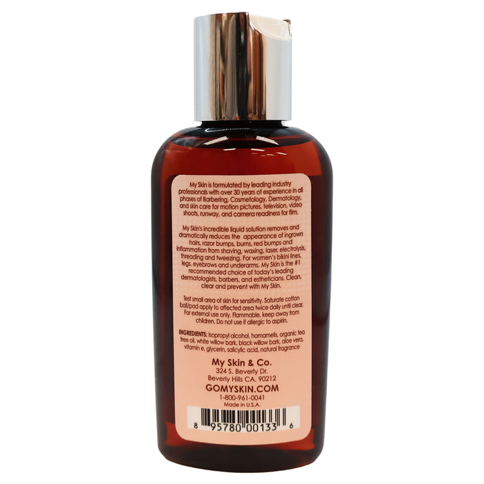 My Skin Clinical Strength Liquid Formula for Ingrown Hairs, Razor Bumps for Women 2 Oz.