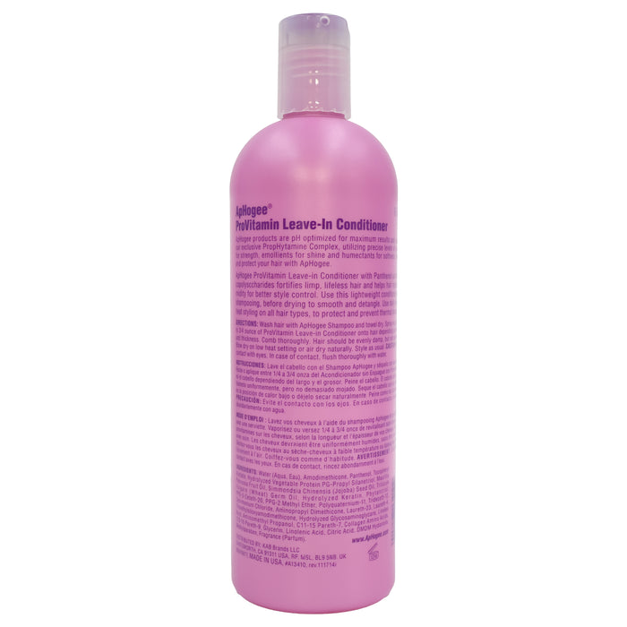 Aphogee Conditioner Pro-Vitamin Leave-in, 16 Oz.