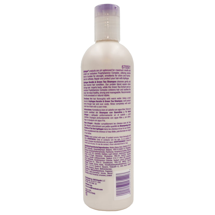 ApHogee Shampoo, Keratin and Green Tea, 12 Oz