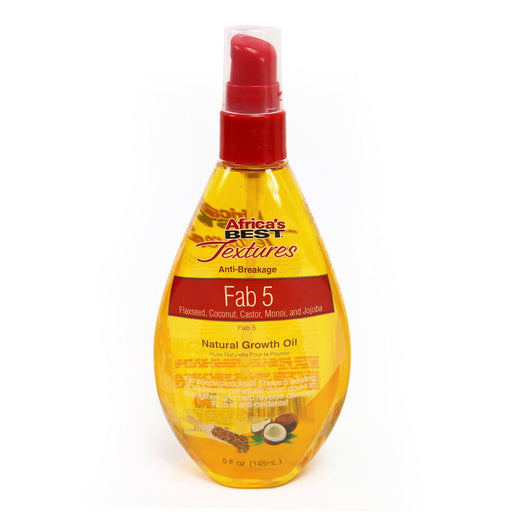 Africa's Best Textures Natural Growth Oil Fab 5, 5 Oz.
