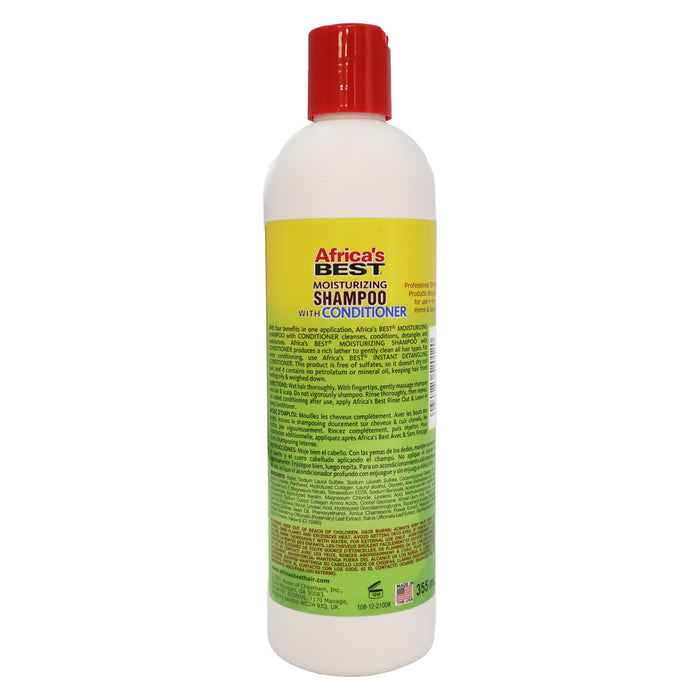 Africa's Best Moisturizing Shampoo With Conditioner, 12 Oz.