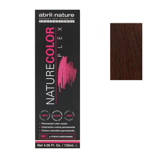 Abril Nature Plex Color 6.34N ,Cobrizo Copper,Brown,4.05 Oz.