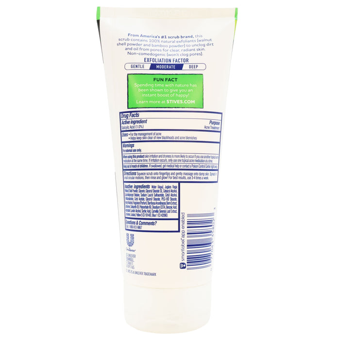 St. Ives Blackhead Clearing Green Tea and Bamboo Face Scrub 6 Oz.