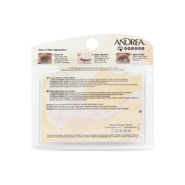 Andrea Two Of A Kind(Twin Pack) Strip Lashes, 33 Black