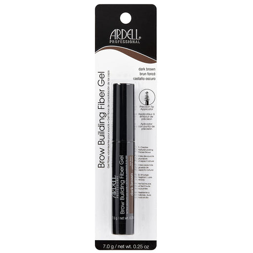 Ardell Brow Building Fiber Gel, Dark Brown, 0.25 Oz.
