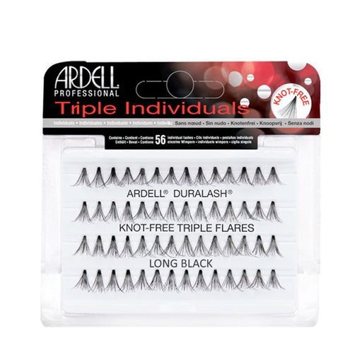 Ardell Individual Knot Free Triple Flares Black Long
