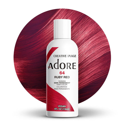 Adore Semi Permanent Hair Color,Ruby Red,64