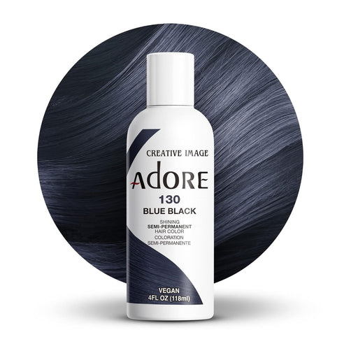 Adore Semi Permanent Hair Color,Blue Black,130