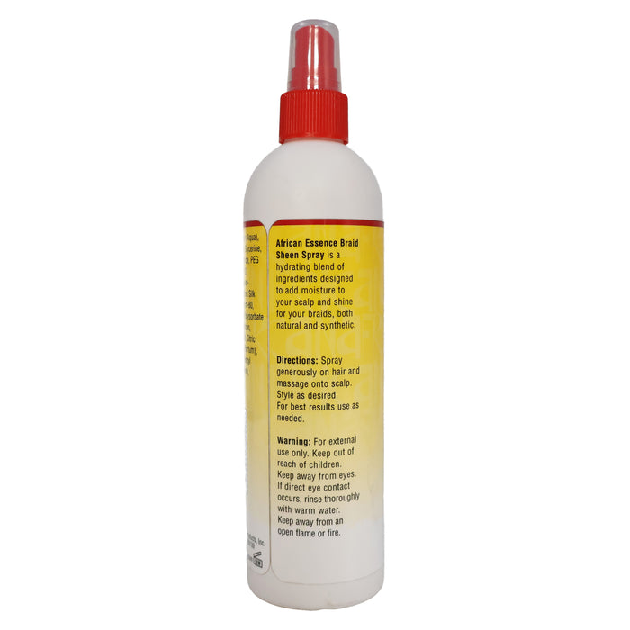 African Essence Braid Sheen Spray, 12 Oz