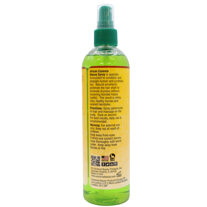 African Essence Weave Hair Spray 12 Oz.