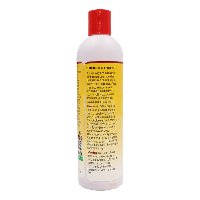 African Essence Control Wig Shampoo For Human And Synthetic Hair, 12 Oz