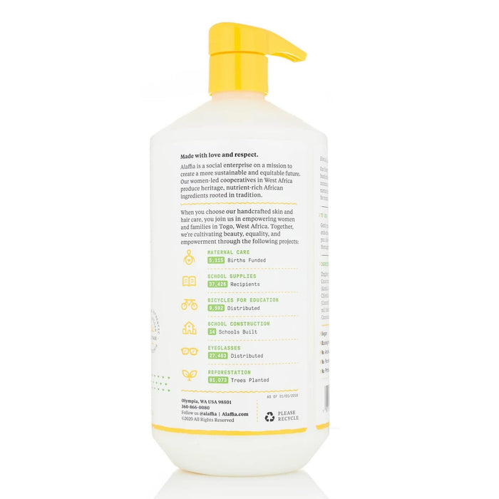 Alaffia Everyday Coconut, Hydrating Conditioner, Purely Coconut, 32 Oz.