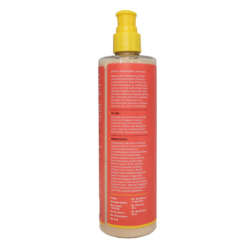 Alaffia Beautiful Curls Curl Cream Shampoo, 12 Oz.