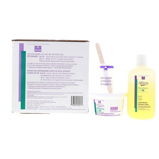 Affirm Fiberguard Sensitive Scalp Relaxer KIT 9 Pack