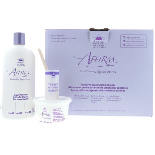 Affirm Moisture Plus Sensitive Scalp Relaxer KIT 4 Pack