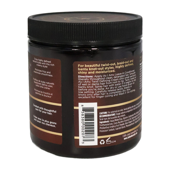 As I Am Twist Defining Cream, 8 Oz.