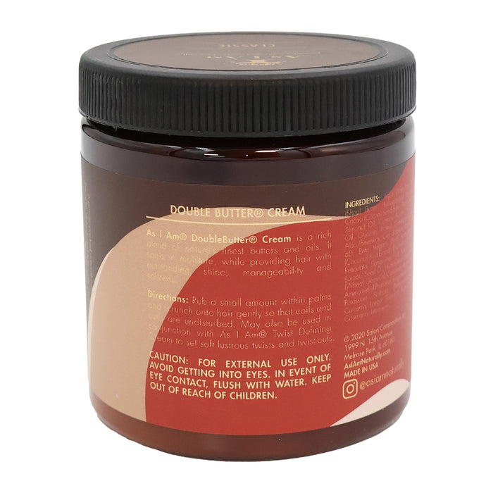As I Am Double Butter Cream Rich Daily Moisturizer, 8 Oz.
