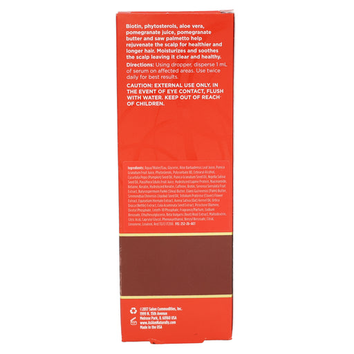 As I Am Long and Luxe Pomegranate and Passion Fruit Scalp Serum, 2 Oz.