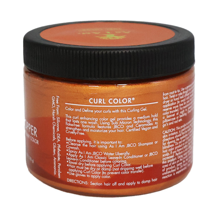 As I Am Curl Color Temporary Color Gel, Copper, 6 Oz.