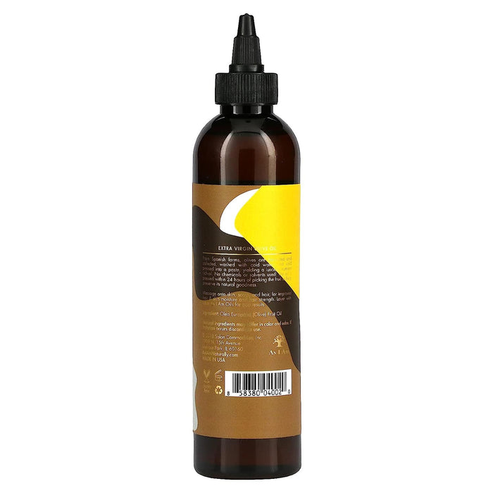 As I Am Pure Oils Extra Virgin Olive Oil, 8 Oz.