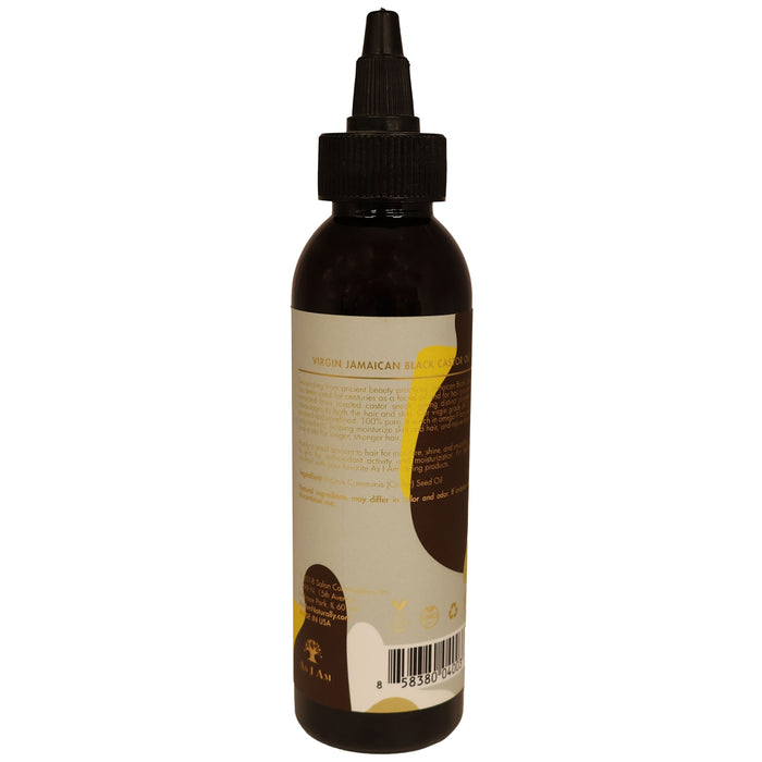 As I Am Pure Oils Virgin Jamaican Black Castor Oil, 4 Oz.