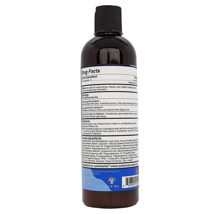 As I am Dry & Itchy Scalp Care Olive & Tea Tree Oil Conditioner, 12 Oz.