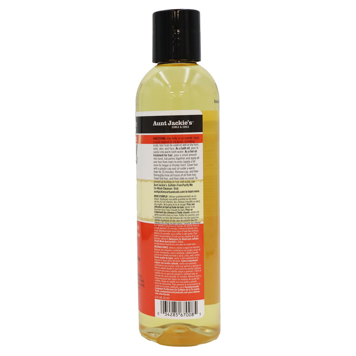 Aunt Jackies Flaxseed Soft All Over Multi Purpose Oil, 8 Oz.
