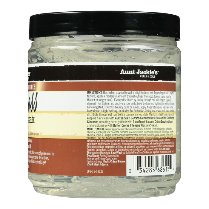 Aunt Jackies Coconut Creme Curl Boss Curling Gelee, 15 Oz.